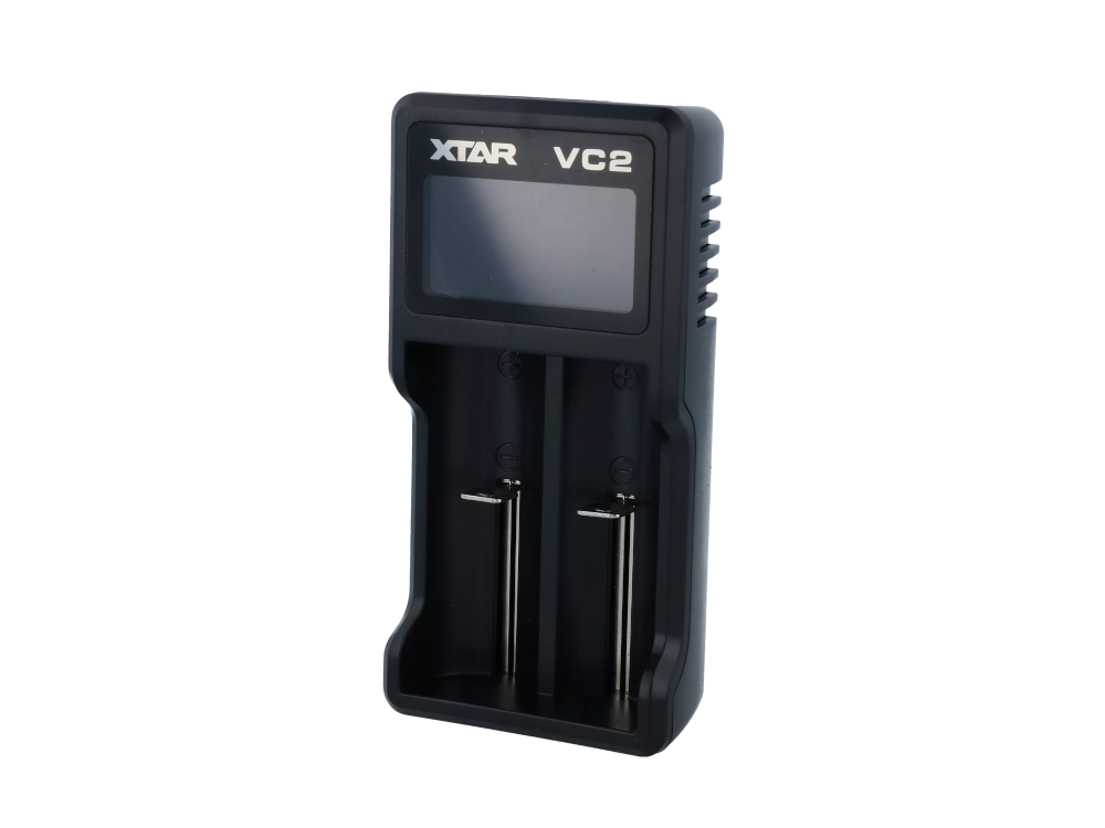 XTAR VC2 Ladegerät mit LCD Display und Sicherheitsfunktionen