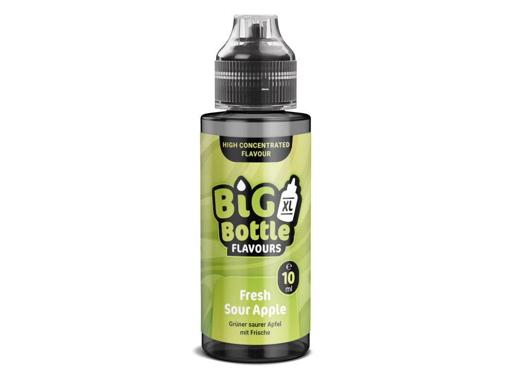 Big Bottle Longfills 10 ml Frischer Sour Apple Geschmack
