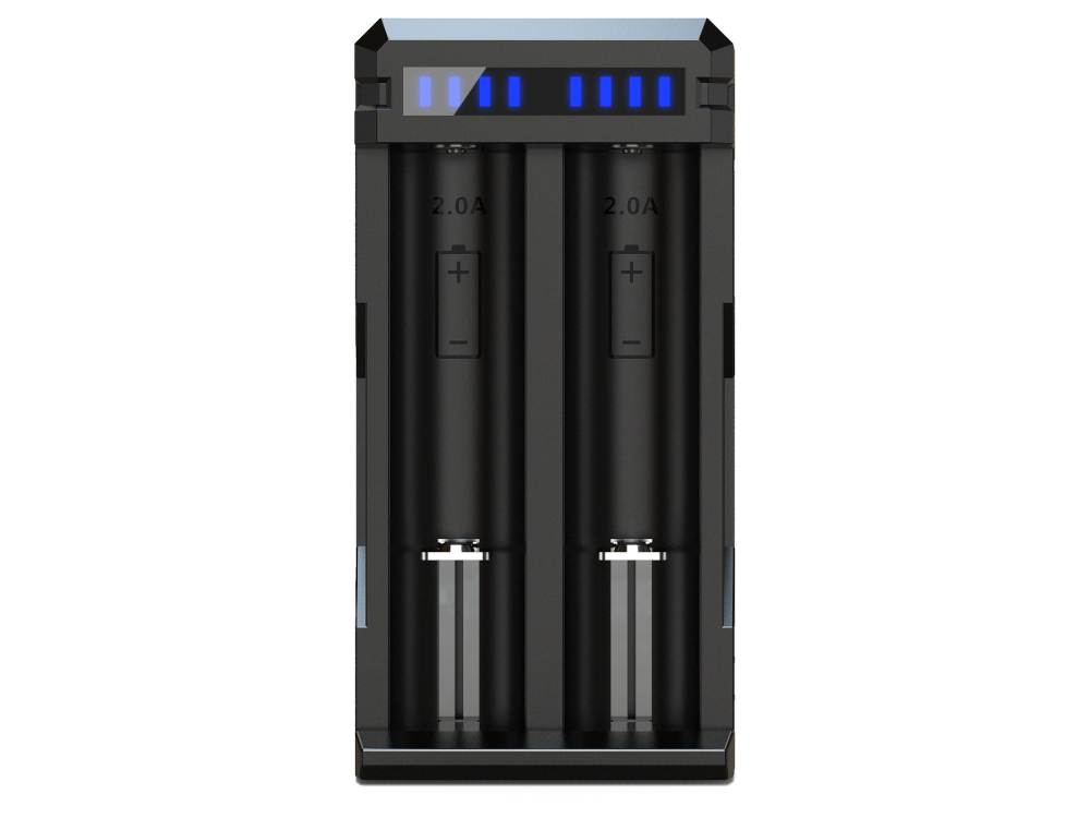 XTAR - SC2 Ladegerät mit USB-C Anschluss für Schnelles Laden