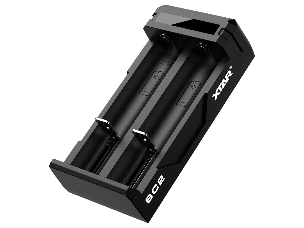 XTAR - SC2 Ladegerät mit USB-C Anschluss für Schnelles Laden