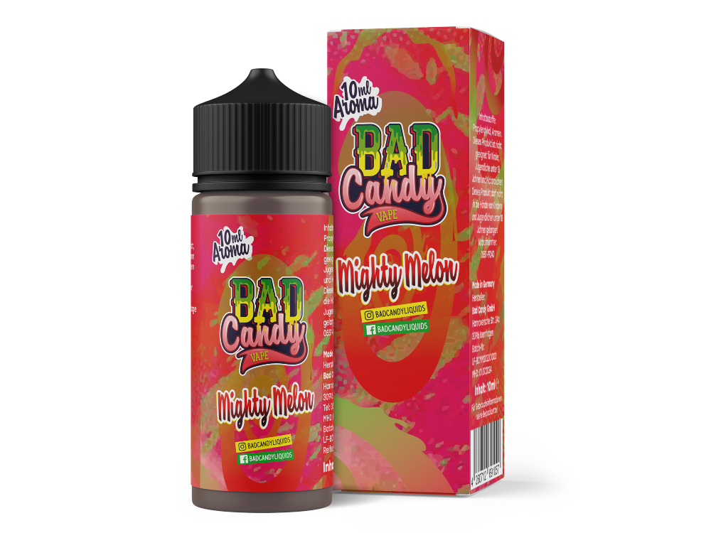 Bad Candy Liquids - Aroma Mighty Melon 10ml Genießen Sie Fruchtigen Geschmack