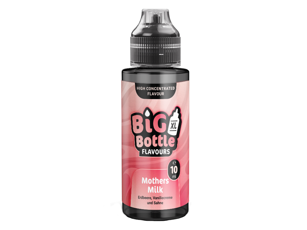 Big Bottle - Longfills 10 ml - Cremiger Erdbeer-Vanille Geschmack
