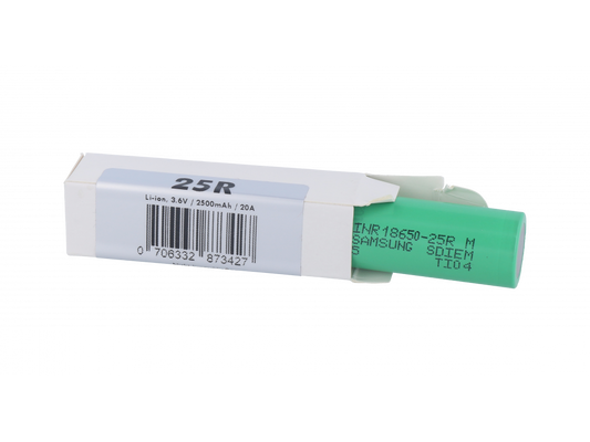 Samsung INR18650-25R 2500 mAh Akku für E-Zigaretten