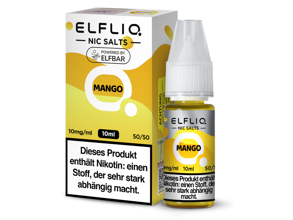 ELFLIQ - Mango - Nikotinsalz Liquid 10ml Genuss Pur