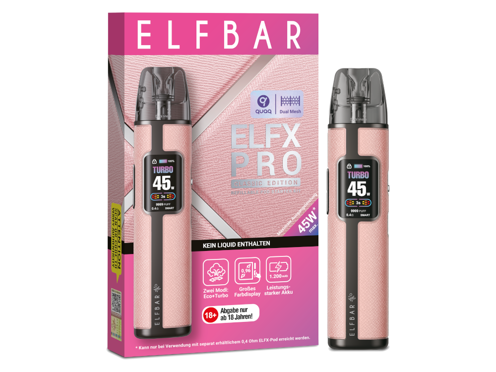 Elfbar - Elfx Pro E-Zigaretten Set Mit Top-Filling-System