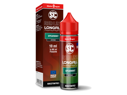 SC - Red Line Longfills 10 ml - Intensiv Frischer Spearmint
