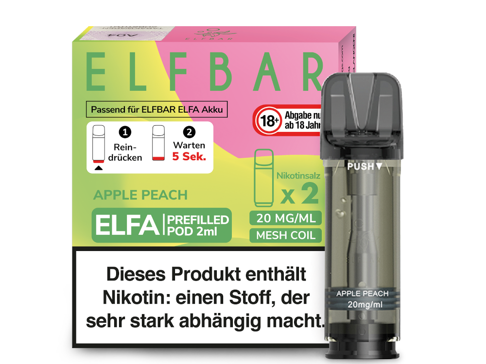 Elfbar Elfa Pod 20mg/ml (2 Stück) - Erfrischender Blue Razz Lemonade