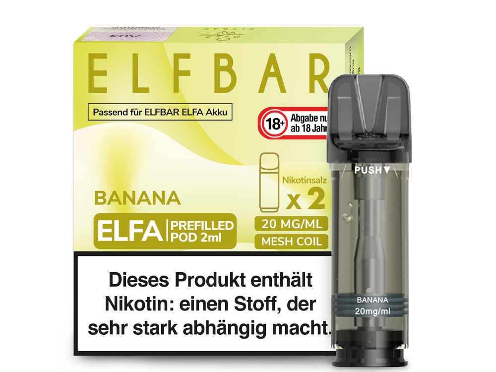 Elfbar Elfa Pod 20mg/ml (2 Stück) - Erfrischender Blue Razz Lemonade