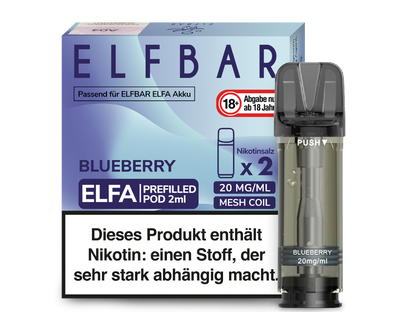 Elfbar Elfa Pod 20mg/ml (2 Stück) - Erfrischender Blue Razz Lemonade