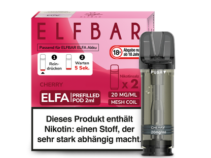Elfbar Elfa Pod 20mg/ml (2 Stück) - Erfrischender Blue Razz Lemonade