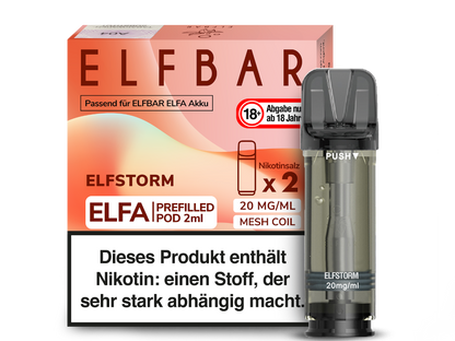 Elfbar Elfa Pod 20mg/ml (2 Stück) - Erfrischender Blue Razz Lemonade