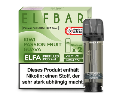 Elfbar Elfa Pod 20mg/ml (2 Stück) - Erfrischender Blue Razz Lemonade