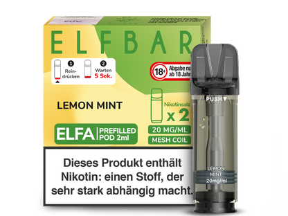 Elfbar Elfa Pod 20mg/ml (2 Stück) - Erfrischender Blue Razz Lemonade