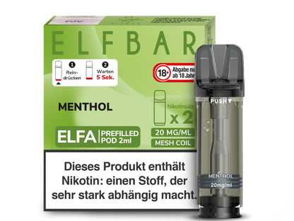 Elfbar Elfa Pod 20mg/ml (2 Stück) - Erfrischender Blue Razz Lemonade