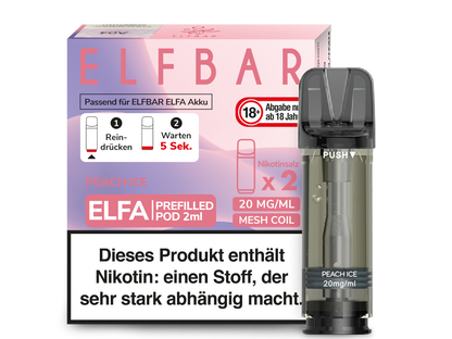 Elfbar Elfa Pod 20mg/ml (2 Stück) - Erfrischender Blue Razz Lemonade
