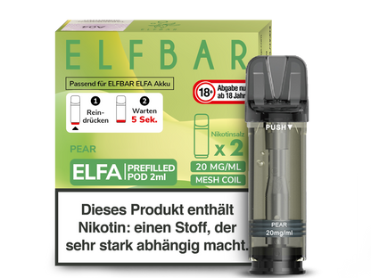 Elfbar Elfa Pod 20mg/ml (2 Stück) - Erfrischender Blue Razz Lemonade