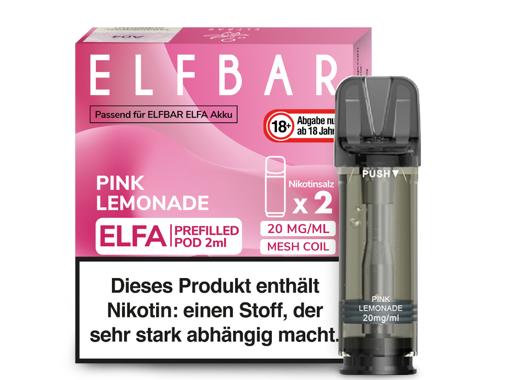 Elfbar Elfa Pod 20mg/ml (2 Stück) - Erfrischender Blue Razz Lemonade