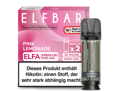 Elfbar Elfa Pod 20mg/ml (2 Stück) - Erfrischender Blue Razz Lemonade