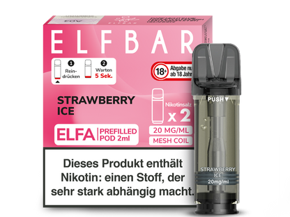 Elfbar Elfa Pod 20mg/ml (2 Stück) - Erfrischender Blue Razz Lemonade