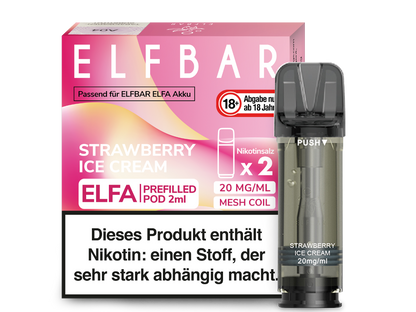 Elfbar Elfa Pod 20mg/ml (2 Stück) - Erfrischender Blue Razz Lemonade