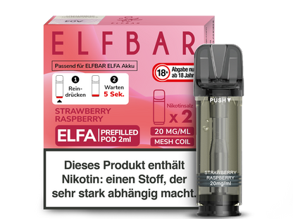 Elfbar Elfa Pod 20mg/ml (2 Stück) - Erfrischender Blue Razz Lemonade