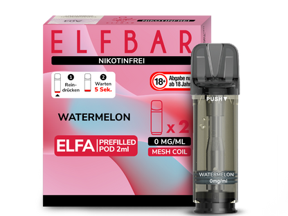 Elfbar Elfa Pod 20mg/ml (2 Stück) - Erfrischender Blue Razz Lemonade