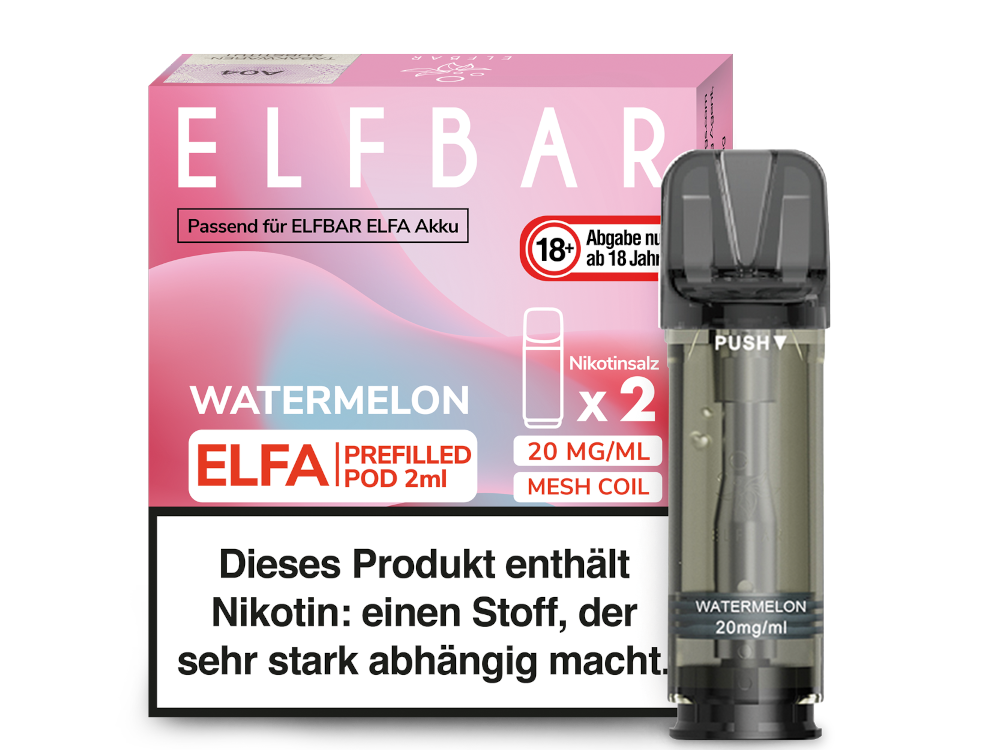 Elfbar Elfa Pod 20mg/ml (2 Stück) - Erfrischender Blue Razz Lemonade