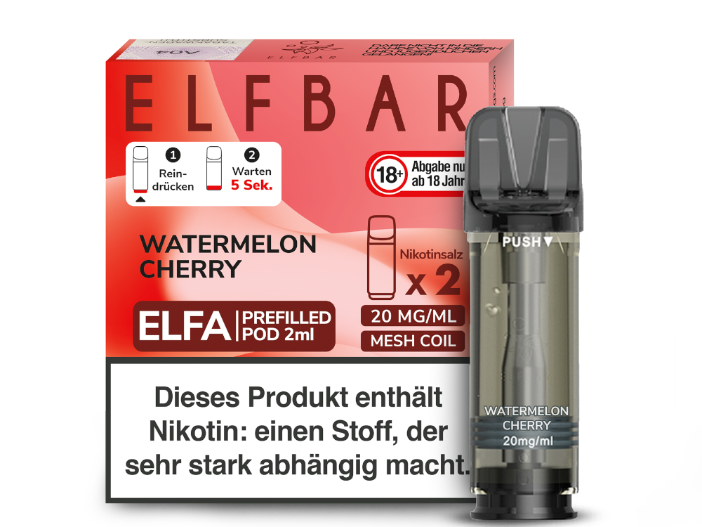 Elfbar Elfa Pod 20mg/ml (2 Stück) - Erfrischender Blue Razz Lemonade