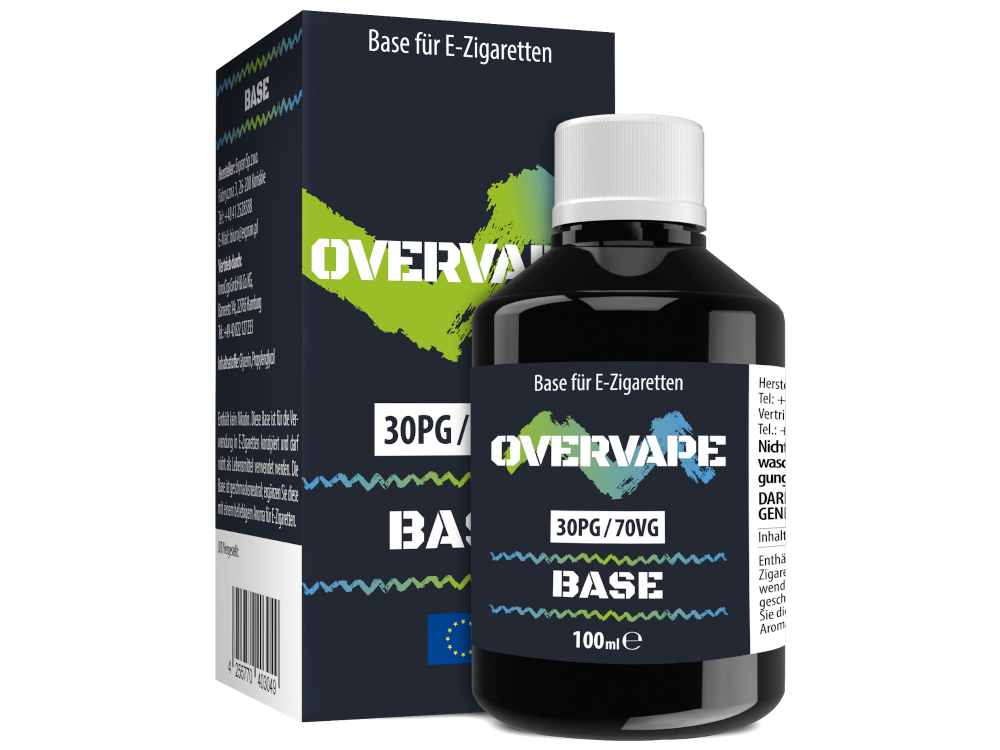Overvape - 100 ml Basis 0 mg/ml Für Individuelle E-Liquids