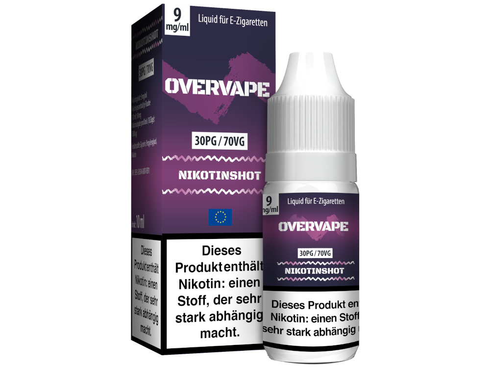 Overvape - 10ml Nikotin Shot Für Individuelle Dampferlebnisse