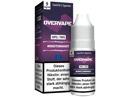 Overvape - 10ml Nikotin Shot Für Individuelle Dampferlebnisse