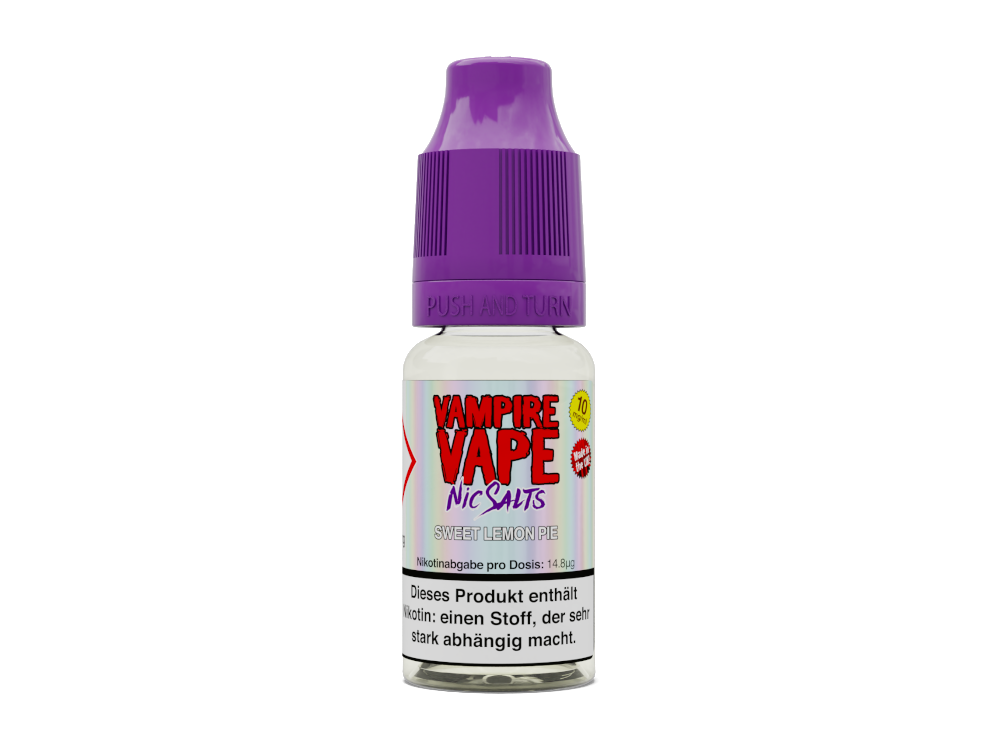 Vampire Vape - Sweet Lemon Pie Nikotinsalz Liquid Genuss