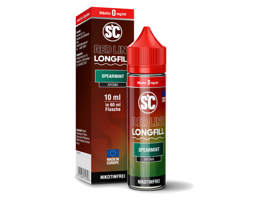 SC - Red Line Longfills 10 ml - Intensiv Frischer Spearmint