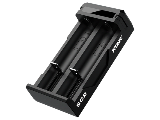 XTAR - SC2 Ladegerät mit USB-C Anschluss für Schnelles Laden