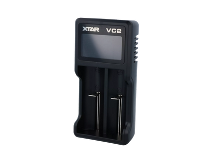XTAR VC2 Ladegerät mit LCD Display und Sicherheitsfunktionen