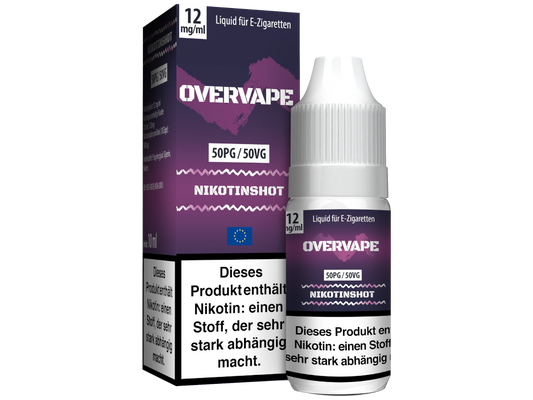 Overvape - 10ml Nikotin Shot Für Individuelles Dampfen