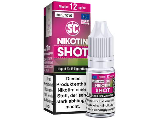 SC - 10ml Nikotin Shot Für Individuelles Dampfen